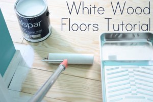 White Wood Floors Tutorial